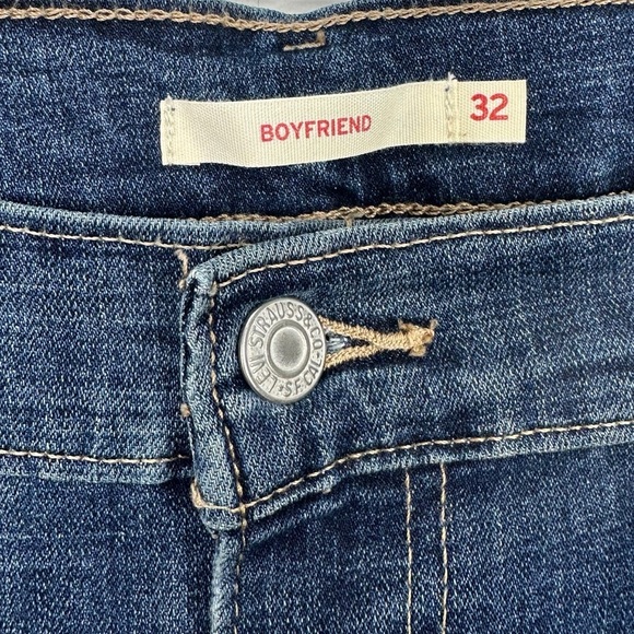 LEVI’S | 5 Pocket Styling Denim Blue Boyfriend Jeans Sz. 32 - Picture 4 of 5